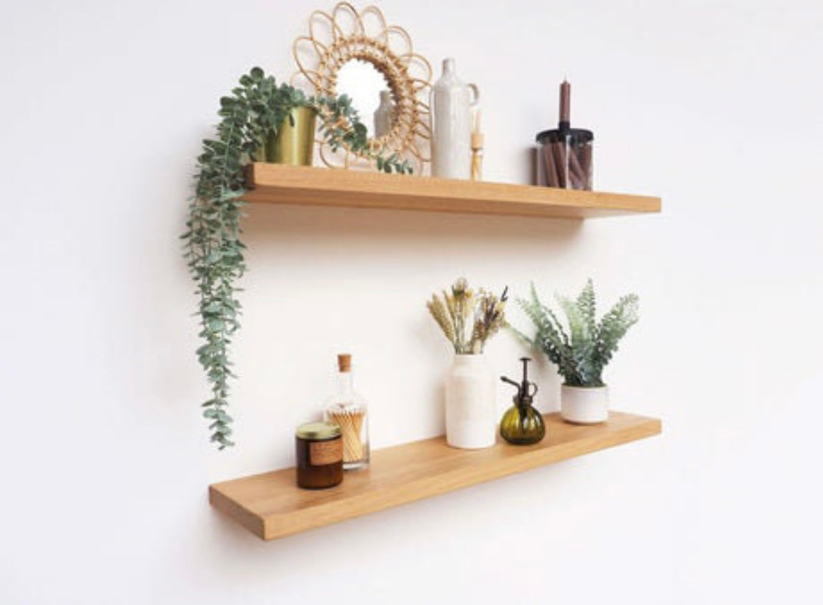 Exquisite Oak Shelves