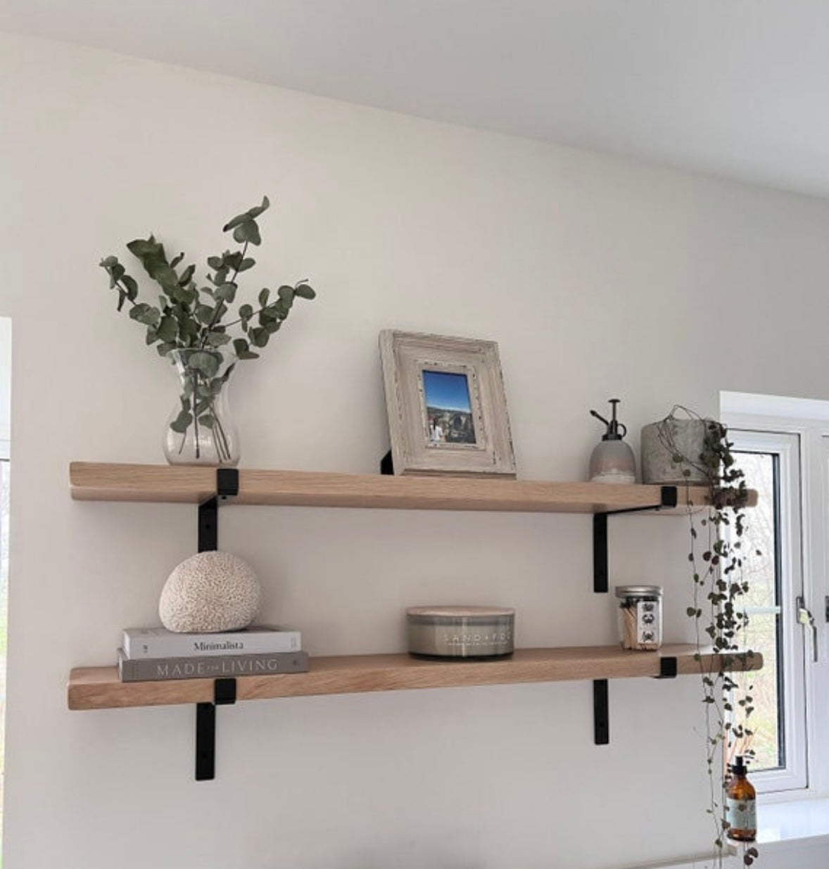 Exquisite Oak Shelves