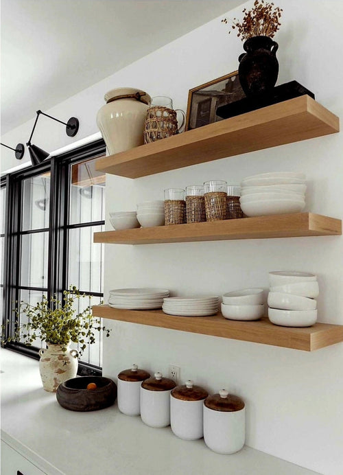 Exquisite Oak Shelves