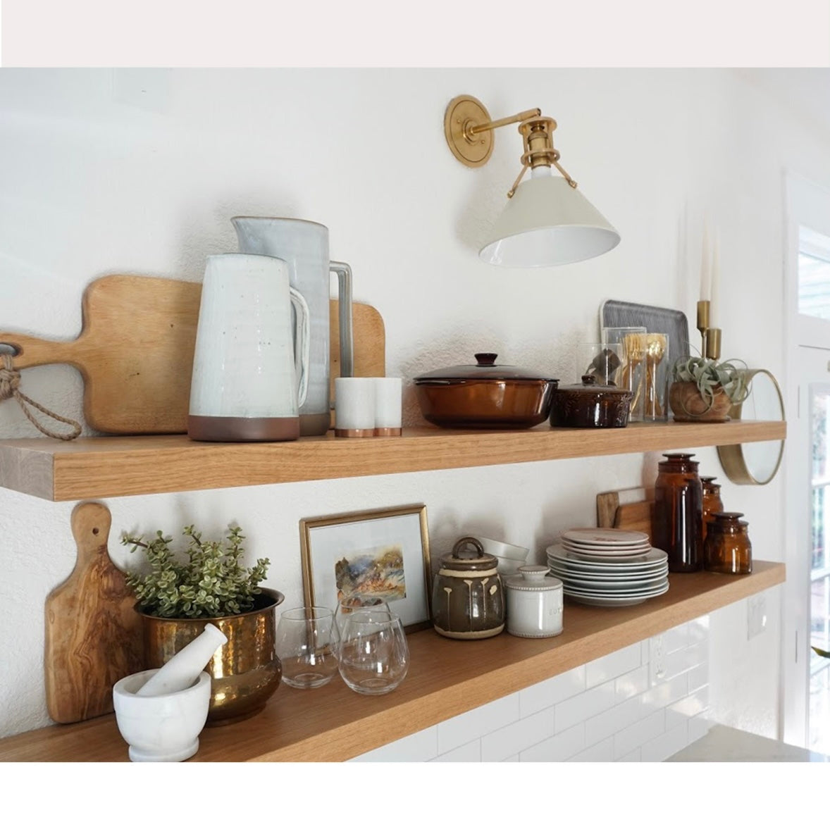 Exquisite Oak Shelves