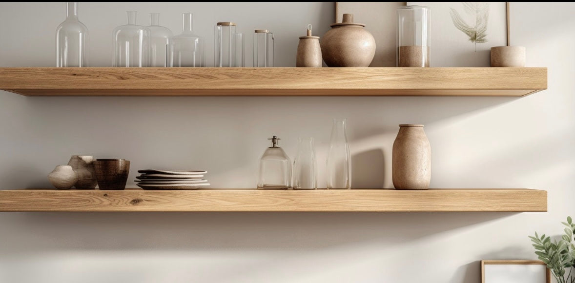 Exquisite Oak Shelves