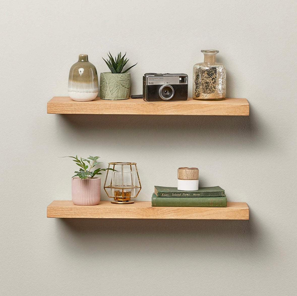 Exquisite Oak Shelves