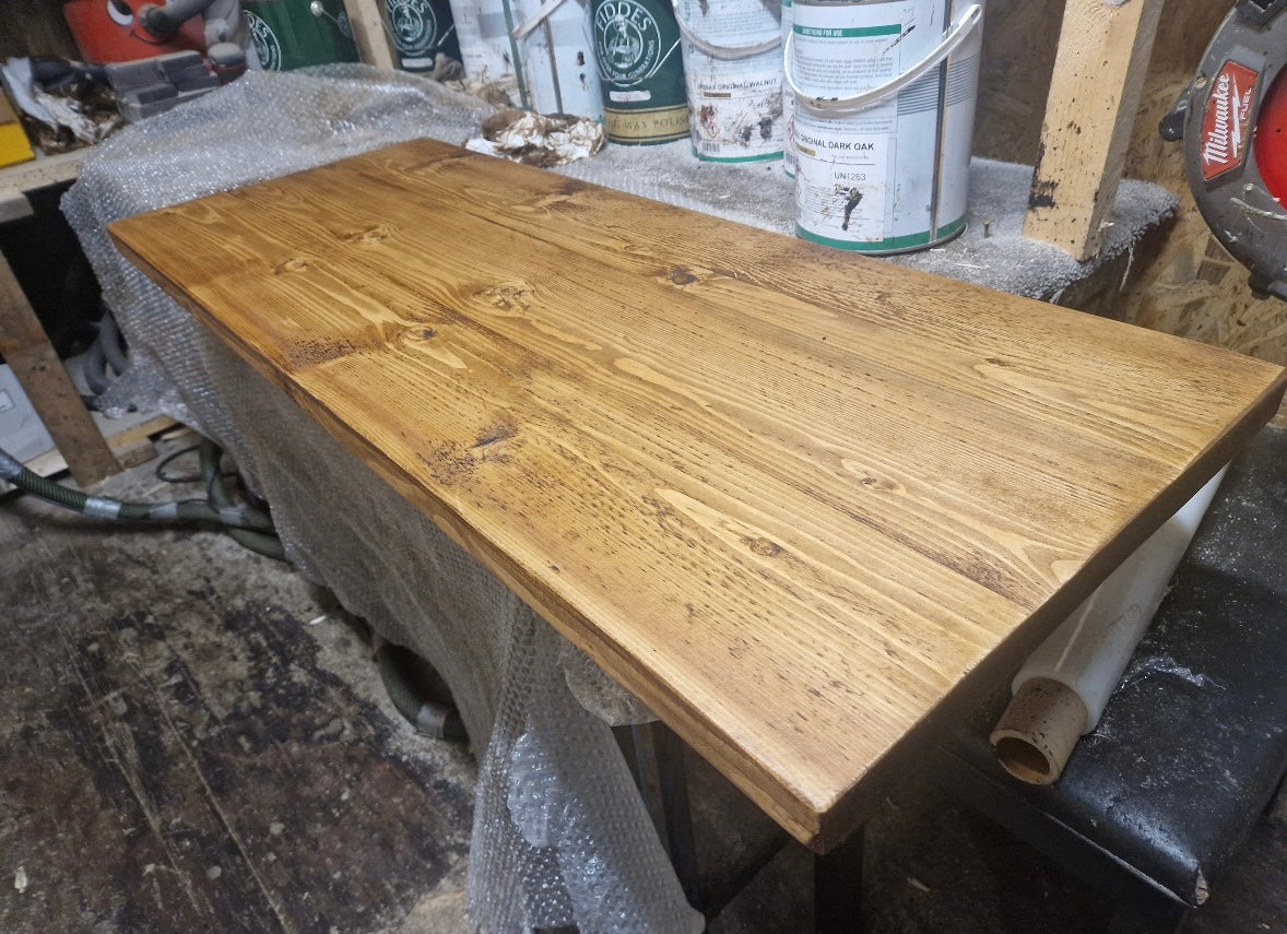 Rustic Reclaimed Pine Shelves