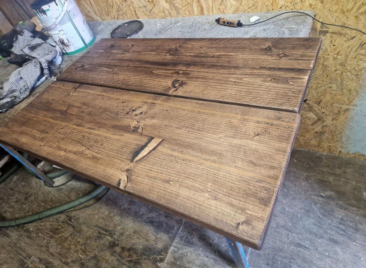 Rustic Reclaimed Pine Shelves