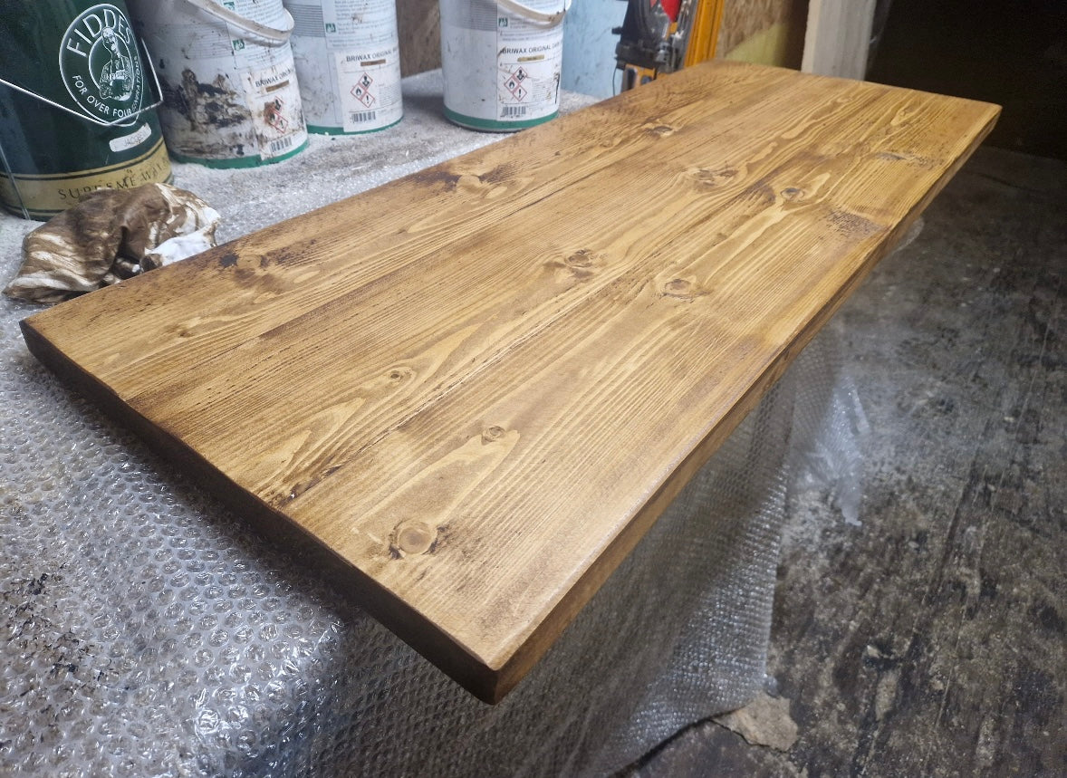 Rustic Reclaimed Pine Shelves