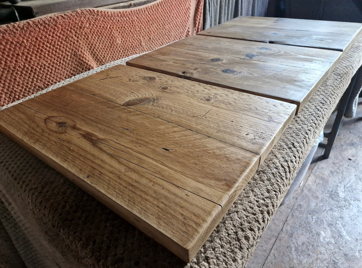 Rustic Reclaimed Pine Shelves