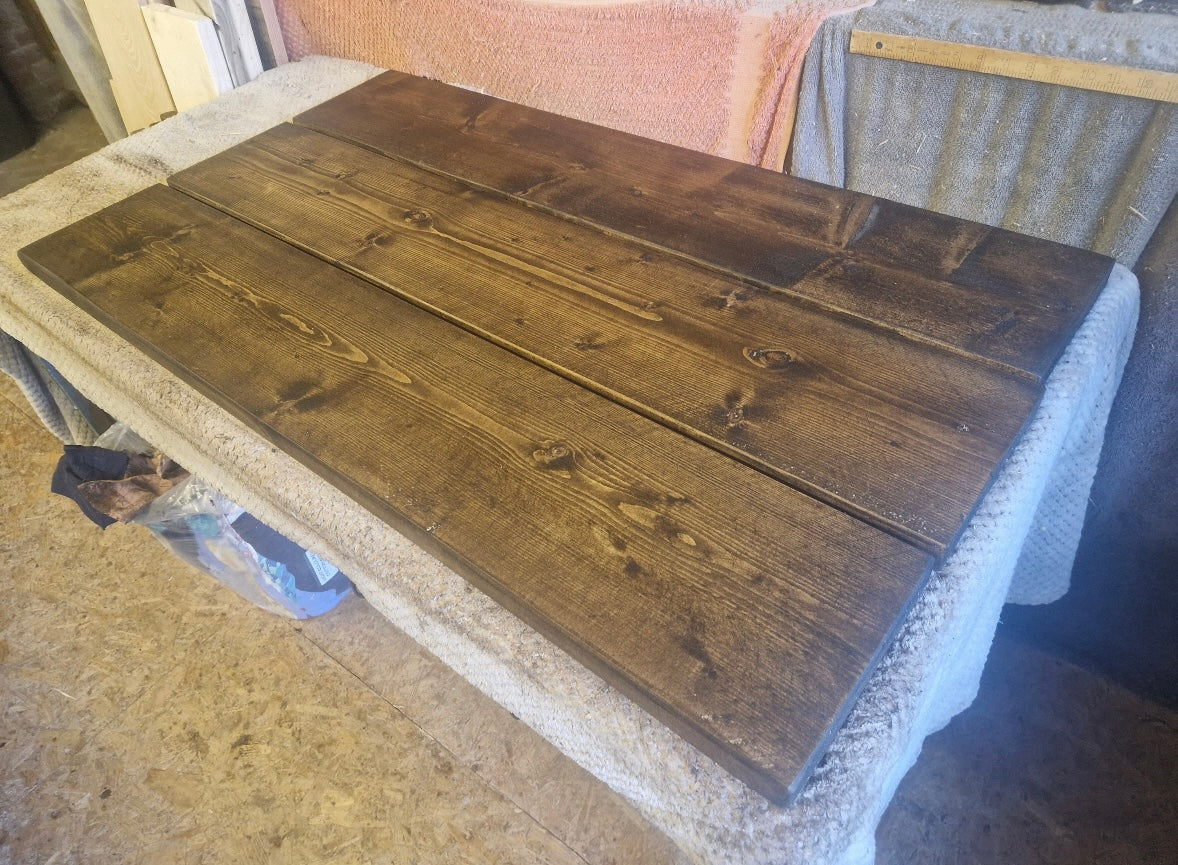 Rustic Reclaimed Pine Shelves