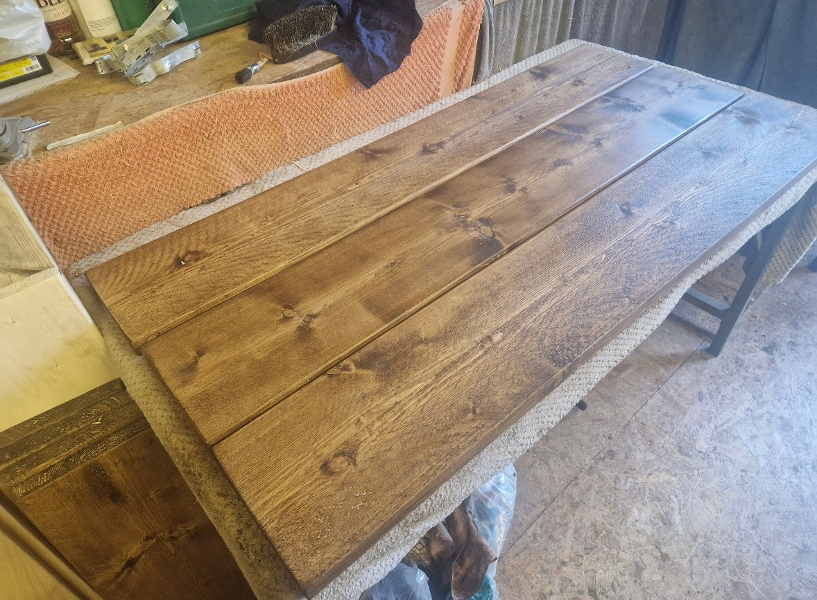 Rustic Reclaimed Pine Shelves