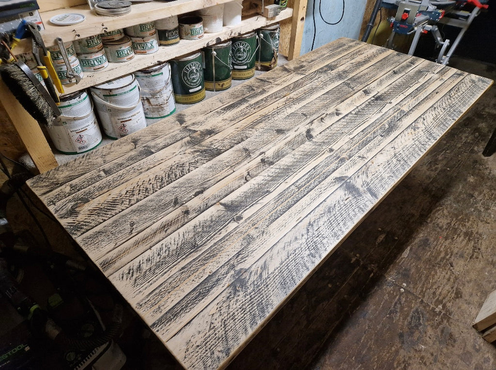 Rustic Reclaimed Pine Shelves