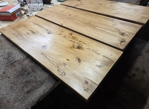 Reclaimed Rustic Pine Sanded and Waxed Shelves