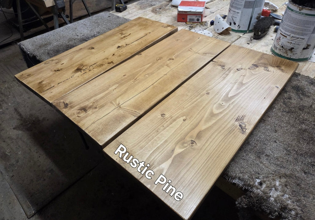 Reclaimed Rustic Pine Sanded and Waxed Shelves